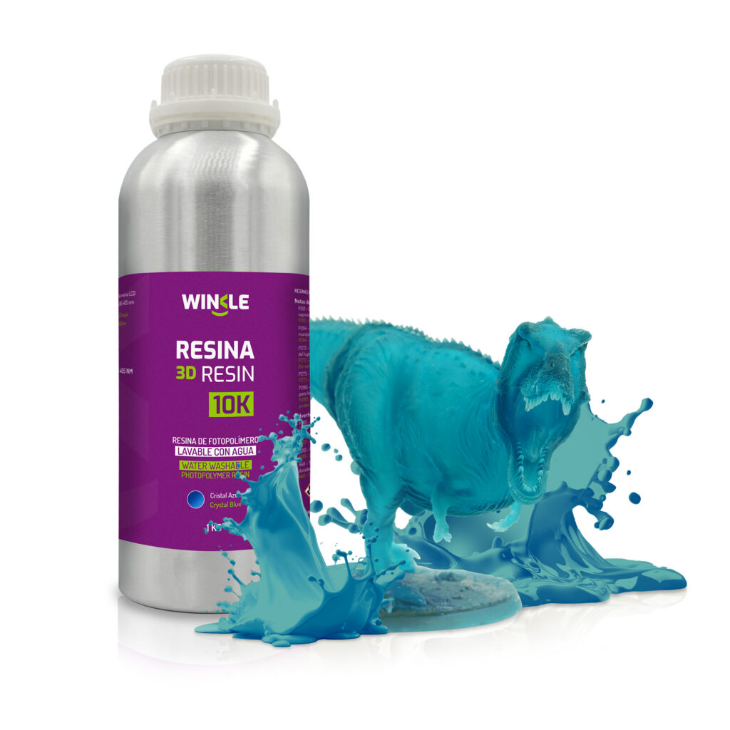 resina bote+figura winkle cristal azul